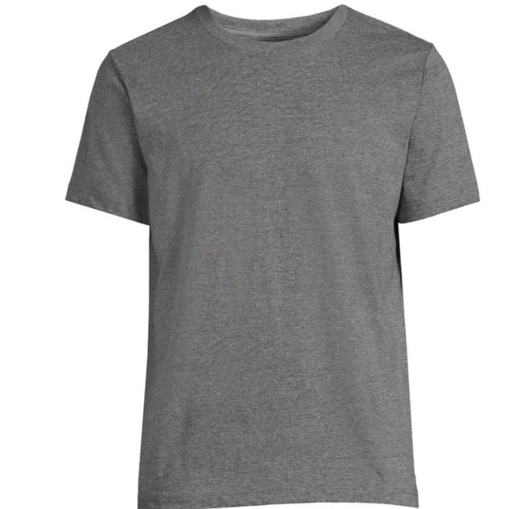 GEORGE Mens T-Shirt Size Small Moisture Wicking Gray Crew Neck Short Sleeve  New